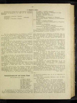 Handarbeitsunterricht und soziales Elend