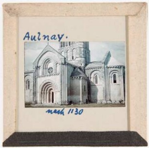 Aulnay: Kirche (Foto 1941)