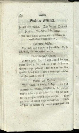 Sechster Auftritt. - Siebenter Auftritt.