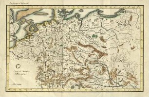 Carte de l'Empire d'Allemagne.