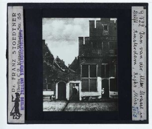 Vermeer, Straße in Delft (Amsterdam RM SK-A-2860)
