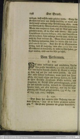 Vom Verbrennen