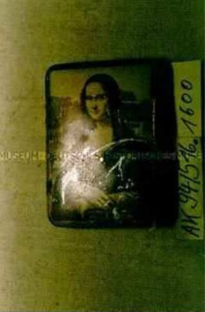 Automaten-Blechdose (Abbildung Mona Lisa)