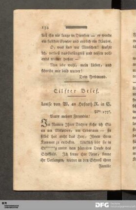 Eilfter Brief.