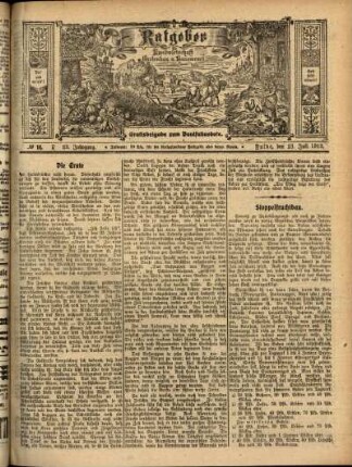 Ausgabe vom Sonntag, den 13. Juli 1913.