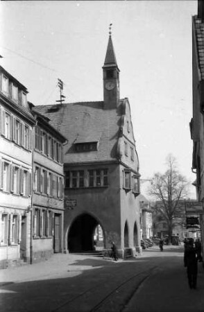 Lahr: Kaiserstraße mit Rathaus