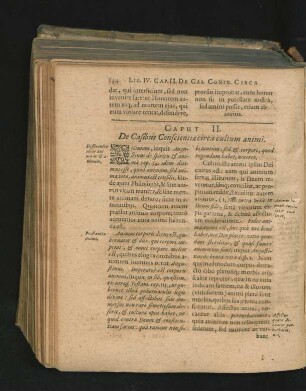 Caput II. De Casibus Conscientiae circa cultum animi.