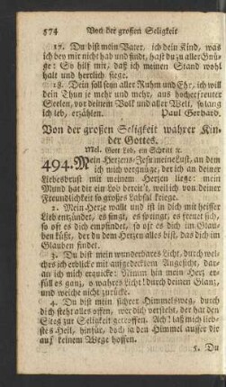 Von der großen Seligkeit wahrer Kinder Gottes