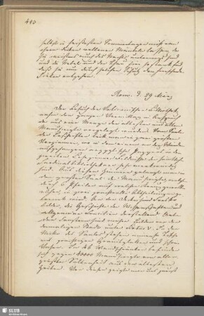 Rom. d. 29 März