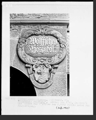 Inschrift Wappen