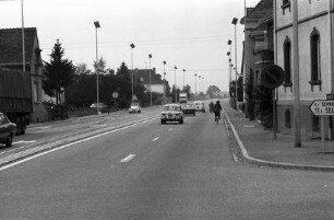 Benfeld: ausgebaute N 83, Ortsdurchfahrt