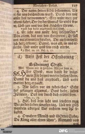 Auf Christi Erscheinung.