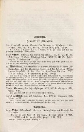 G. Schwabs und K. Klüpfels Wegweiser durch die Literatur der Deutschen : e. Handbuch für Gebildete. 4. 3. Nachtrag: die Jahre von 1876-1879. - 1879. - VI, 133 S.