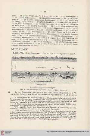 8: Leer i. W. (Amt Horstmar), Gräberfeld karolingischer Zeit
