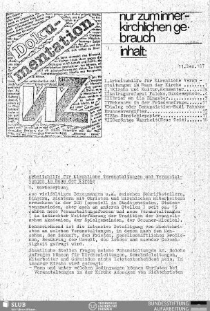 1987,11.Dez.,Dokumentation: Wendezeit