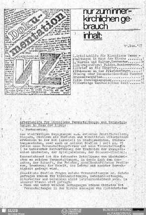 1987,11.Dez.,Dokumentation: Wendezeit