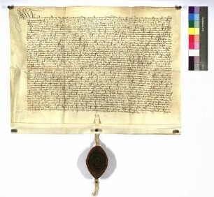 Abt Ehrenfried [von Vellberg] zu Comburg vidimiert: [U 680].