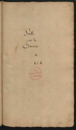 Suiten; clav; Es-Dur; Krebs-WV 827