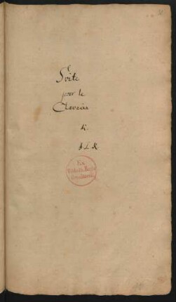 Suiten; clav; Es-Dur; Krebs-WV 827