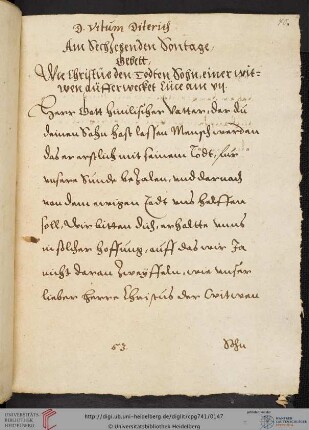 Gebete am sechszehnten Sonntag nach Trinitatis