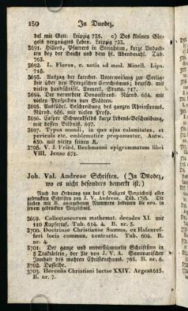130-134, Joh. Val. Andreae Schriften.