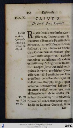 Caput X. De studio Juris Canonici.