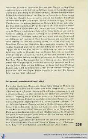 Der deutsch-französische Krieg 1870/71.