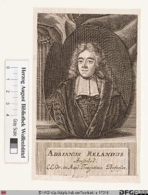 Bildnis Adriaen Reeland (lat. Hadrianus Relandus)