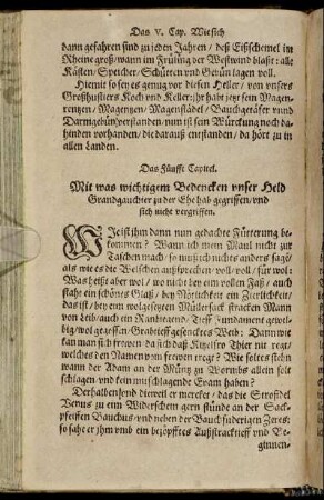 Das Fünfft Capitel.