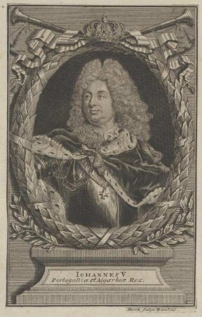 Bildnis des Iohannes V., Portugalliae et Algarbiae Rex