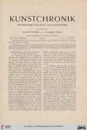 Versteigerung der gräfl. Douglasschen Glasgemäldesammlung