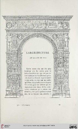 2. Pér. 26.1882: L' architecture au Salon de 1882