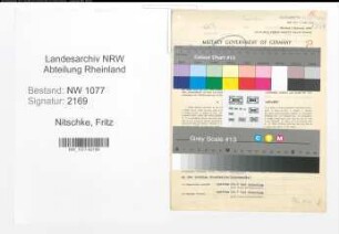 Entnazifizierung Fritz Nitschke , geb. 23.09.1900 (Polizist)