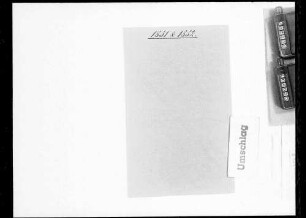 Stellen und Personal (1851-1852)