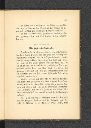 Fünftes Kapitel. Die Hysterie- Epilepsie.