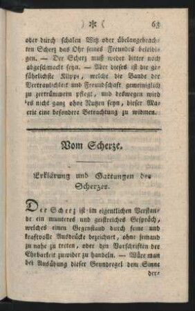Vom Scherze