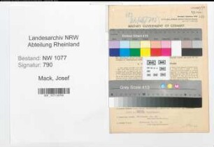 Entnazifizierung Josef Mack , geb. 25.12.1917 (Polizist)