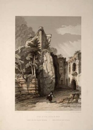 Entrée du vieux château de Baden - Eingang zum alten Schlosse von Baden - Entry of the old castle of Baden