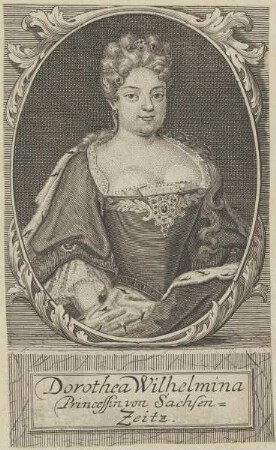Bildnis der Dorothea Wilhelmina von Sachsen-Zeitz