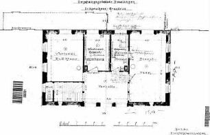 Dußlingen: Empfangsgebäude Grundriss Erdgeschoß