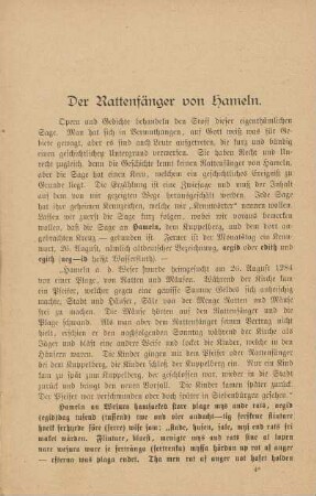 Der Rattenfänger von Hameln