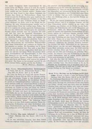 43 [Rezension] Breit, Thomas, Bekenntnisgebundenes Kirchenregiment
