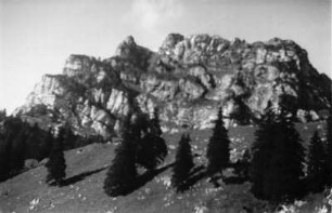 Wendelstein : Blick von Süden auf den Wendelstein (1838 m)