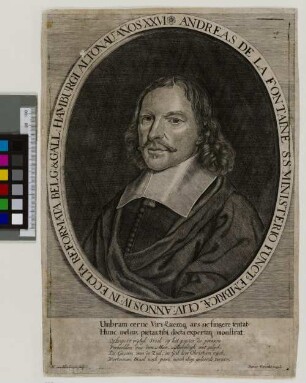 [Bildnis von Andreas de la Fontaine]