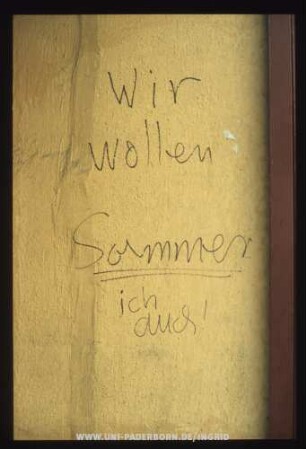 Wir wollen Sommer