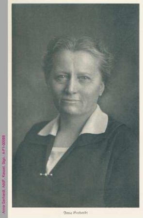 Porträt von Anna Gerhardt