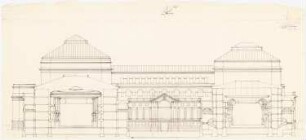 Königliche Oper (auch: Staatsoper unter den Linden, Lindenoper), Berlin Erweiterung - III. Projekt: Querschnitt