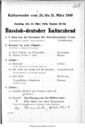 Russisch-deutscher Kulturabend