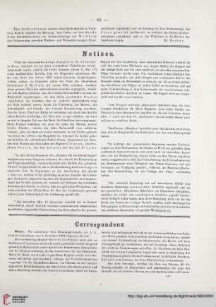 Correspondenz