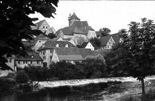 Besigheim: Blick von der Enzbrücke auf die Altstadt